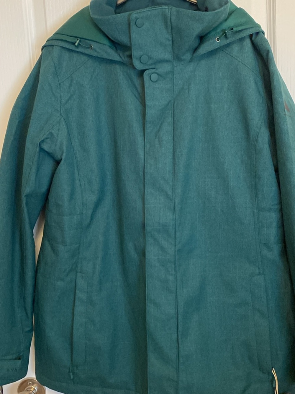 Burton Teal Rain Jacket with Hood